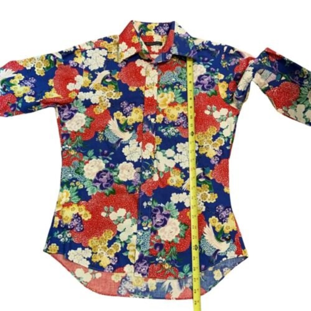 Original Stitch Mens Size L Long Sleeve Cotton Japan Button Up Multicolor - Picture 12 of 12